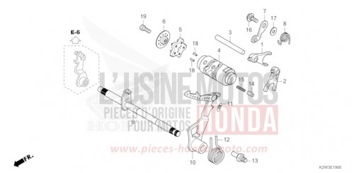 GEARSHIFT DRUM ST125AP de 2023